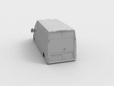 Dodge ram promaster 3D print model