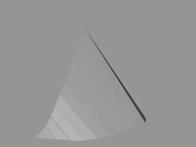 Peak Structure 2nd Version Low-poly 3D model