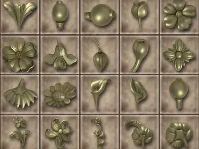 Ornamental Vol 04 3D model