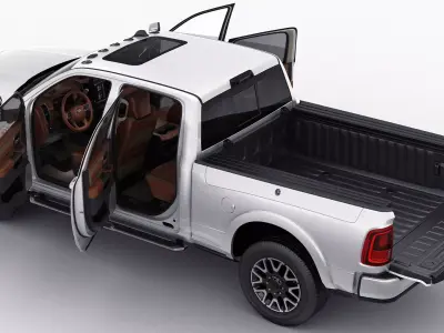Ram 2500 HD Limited Longhorn 2025 3D model
