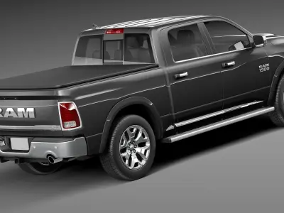 Dodge Ram 1500 Laramie Limited 2015 3D model