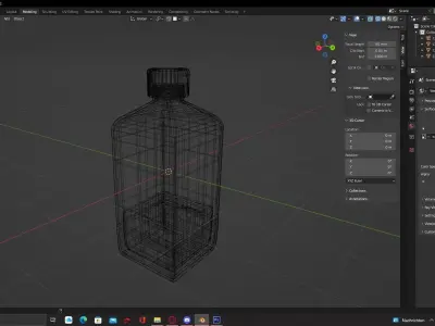 Promethazine bottle 3D model