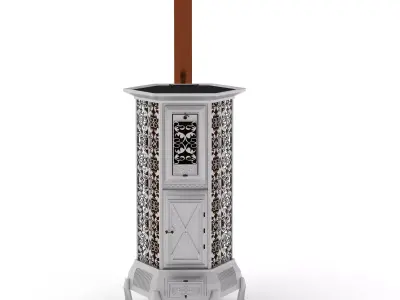 Antique Stove 3D model