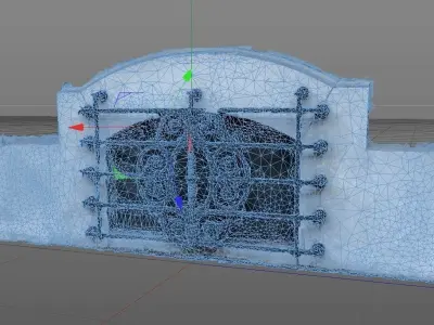 Metal grate Free 3D model