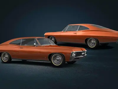 CHEVROLET IMPALA 1967 3D MODEL 3D model