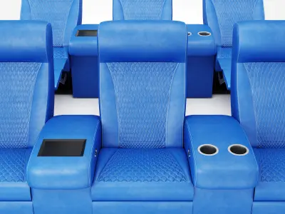 Cineak Fortuny Incliner Seating 3D model