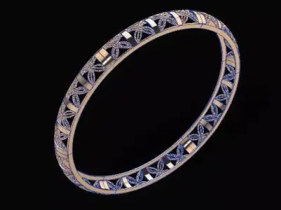 1137 Quatrefoil Lattice Kada 9gm 3D print model