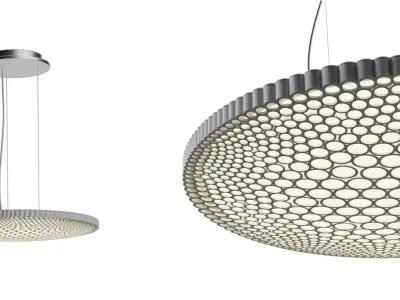 Honey-comb Pendant Light 3D model