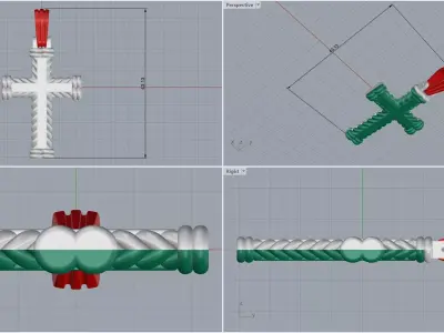 cross 3D print model 18