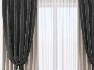 Set 79 Curtains 3D model
