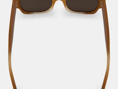 Domingo Sunglasses in Cinnamon Crystal Fade 3D model