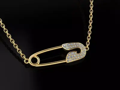 Pin Pendant 3D print model