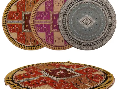 Rugs No 698 Low-poly 3D model