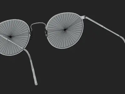 Ful Vue Glasses Low Poly PBR Realistic Low-poly 3D model