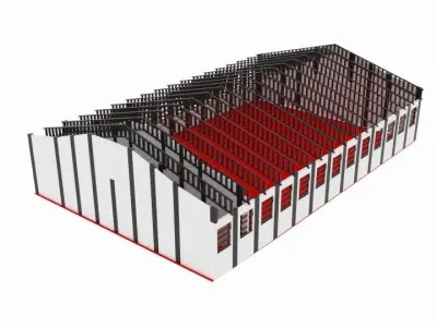Sport Ware House 3D model