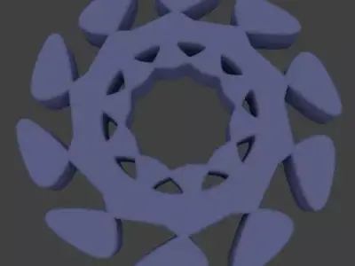 Decorative form Free 3D model