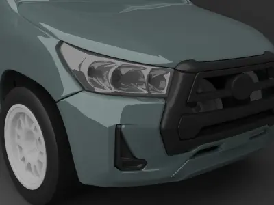 2020 Toyota Hilux Revo 3D print model
