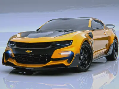 Bumblebee Chevrolet Camaro Transformers The Last Knight 3D model