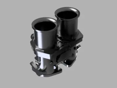 Miniature Carburetor Webber 40 idf - scale 1-8 3D print model