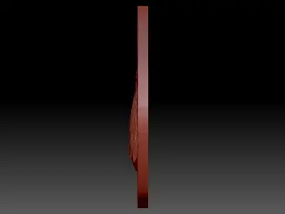 Serious chicken 3D print model