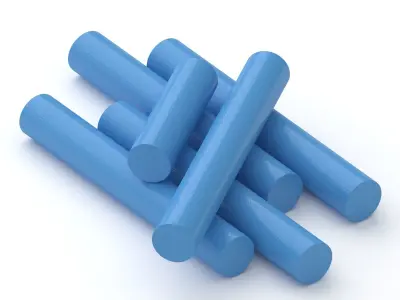 Chalk Sticks Collection 3D model