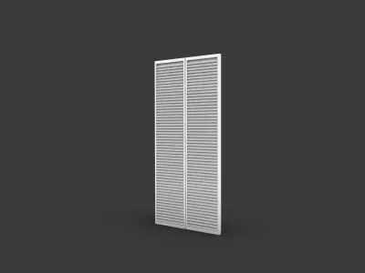 Door 1 radiator Free 3D model