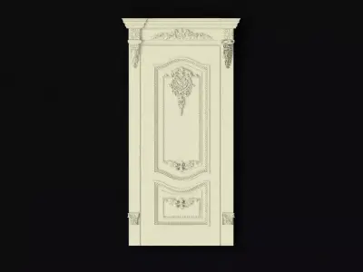 door High quality 3d models for processing on a cnc machine 3D model