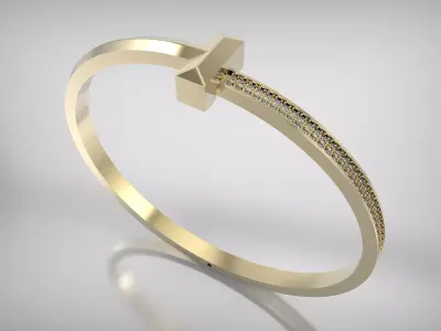 Tiffany Bracelet lightweight Like Original 3D print model