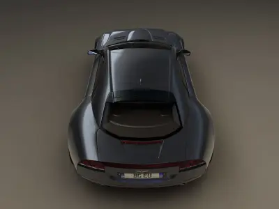 3D model of concept GT car 3D model