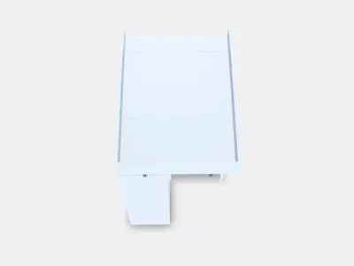 SMAGORA Changing tbl-bookshelf w 1 shlf ut Low-poly 3D model