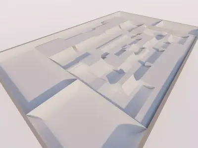 Skatepark-Skate Park PACK  3D model