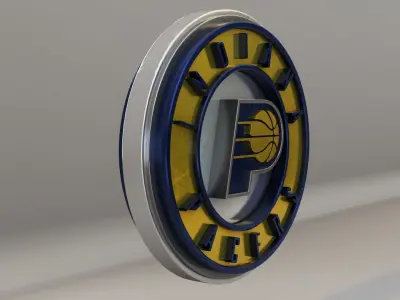 NBA Indiana Pacers Logo 3D model