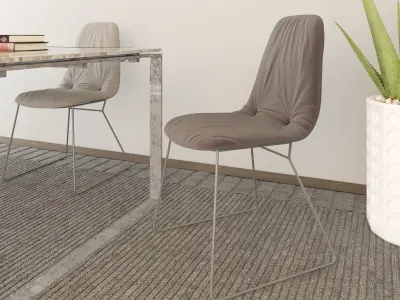 Table chair decorative SET 104 3D model
