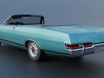 Dodge Polara Convertible 1969 3D print model