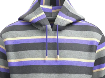 Premium Hoodie Hands Pocket Design 3D model