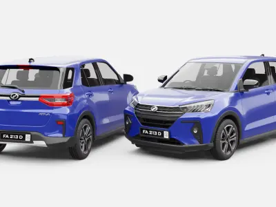 Perodua Ativa 3D model