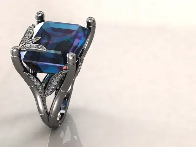 Ring Bamboo Carrera y Carrera 1 3D print model