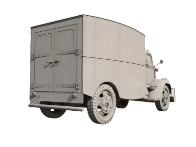 1941 chevy coe jeepers creepers 3D model