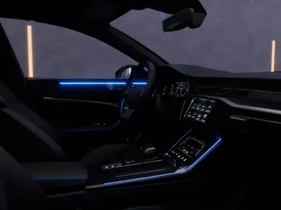 AXELOR Atrium Court - Automotive CGI Blender Scene 3D model