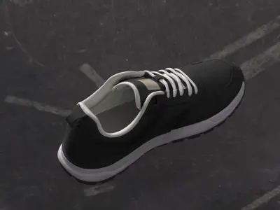 Sneaker with substance painter  3D model