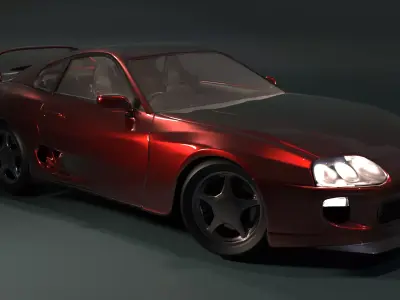 Toyota Supra mk4 3D model