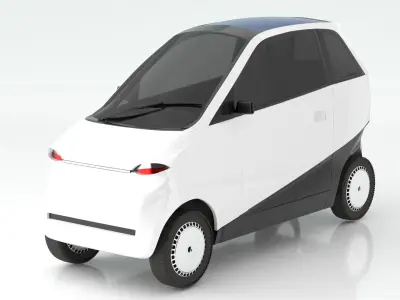 Vayve Mobility EVA Moonstone White 3D model