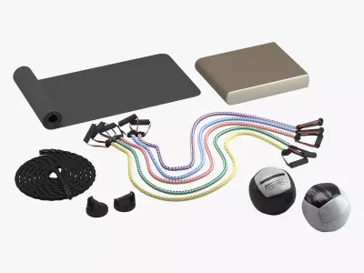 Gym Peripherial Equipment 3D model