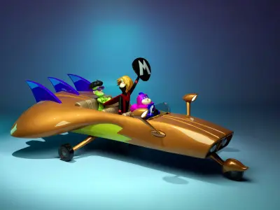 THE IMPOSSI-MOBILE - IMPOSSICAR -THE IMPOSSIBLES 3D print model