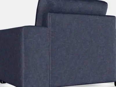 VIMLE Armchair 4 Low-poly 3D model