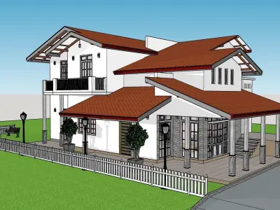 South Asian House P2 3D model