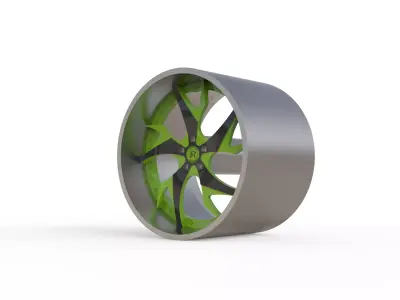 RUCCI FORGED Sweeper WHEEL 3D PRINT MODEL  3D print model