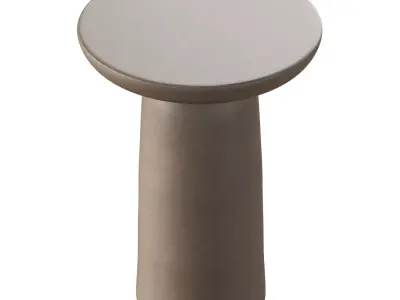 Round coffee table 3D model