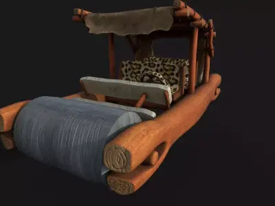 Tronco movil the Flintstones 3D model