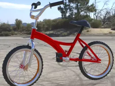 Bicycle  Low-poly 3D model